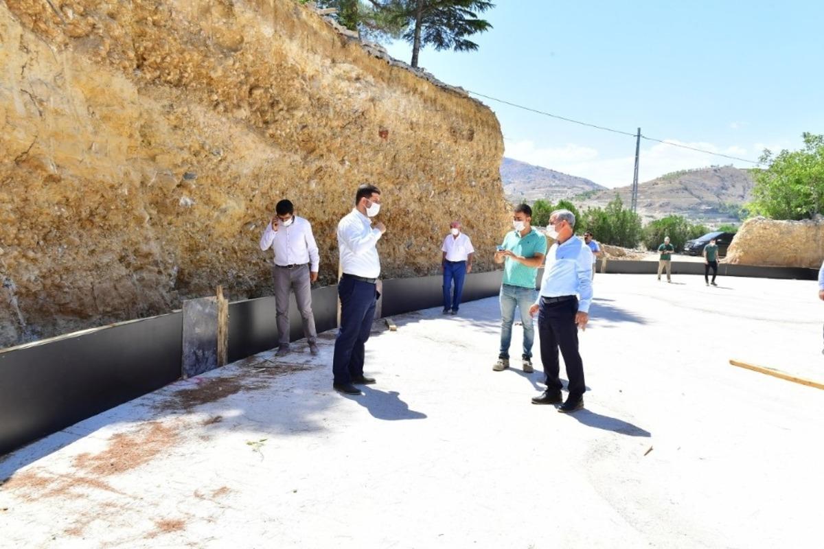 Başkan &Ccedil;ınar, Şahintepesi Tesisleri inşaatında inceleme yaptı