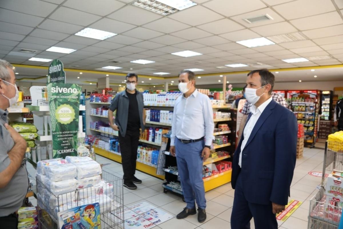 ER&Uuml; Rekt&ouml;r&uuml; &Ccedil;alış, Tarafından ER&Uuml; Kamp&uuml;s&uuml;nde Covid-19 Denetimi Yapıldı