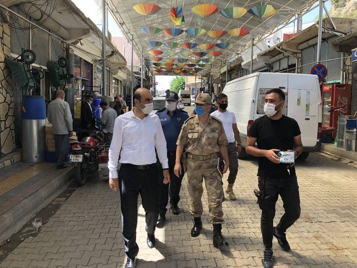 Dicle’de Kaymakam Demirçin öncülüğünde 2’nci genel koronavirüs denetimi yapıldı G2