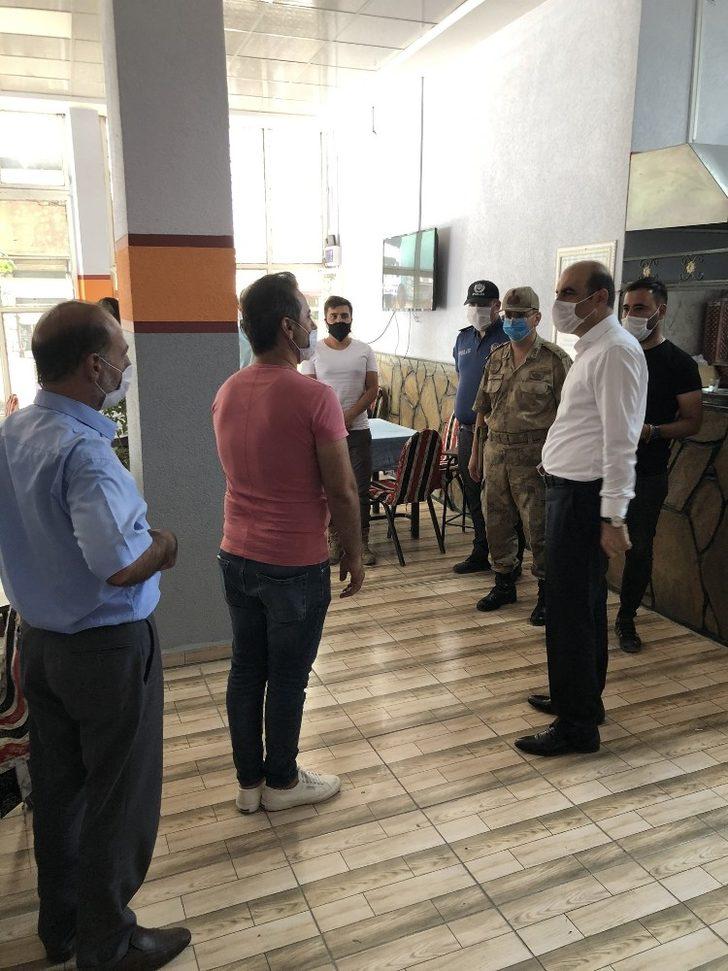 Dicle’de Kaymakam Demirçin öncülüğünde 2’nci genel koronavirüs denetimi yapıldı G4