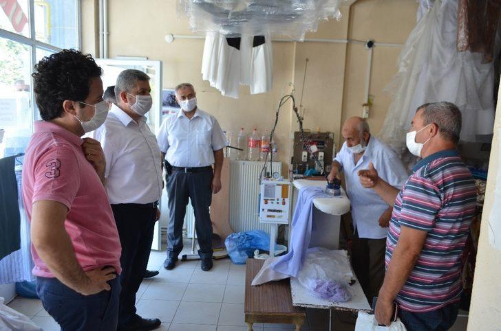 Kaymakam Şahin ve Başkan Altun’dan korona virüs denetimi G1