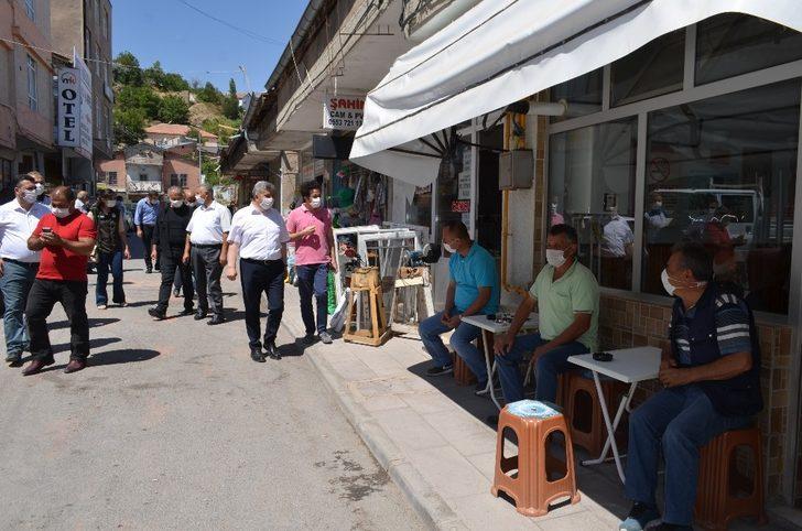 Kaymakam Şahin ve Başkan Altun’dan korona virüs denetimi G4