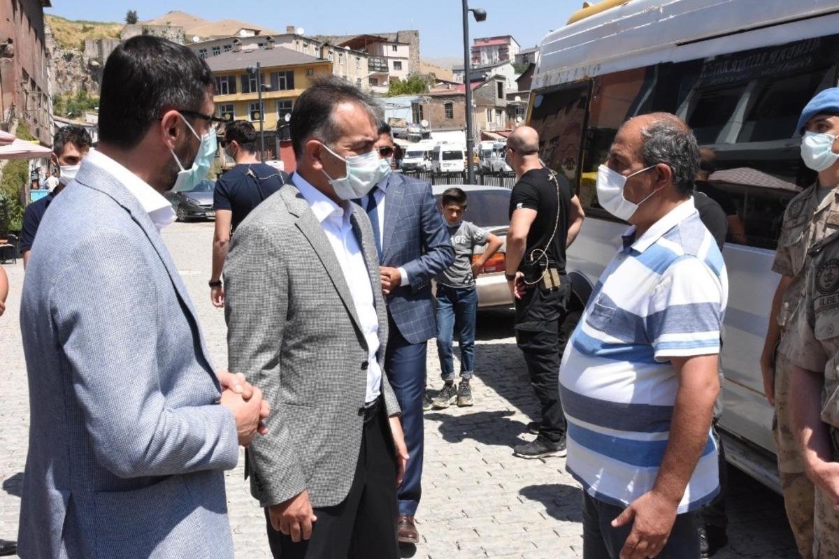 Bitlis&rsquo;te korona vir&uuml;s tedbirleri denetimi