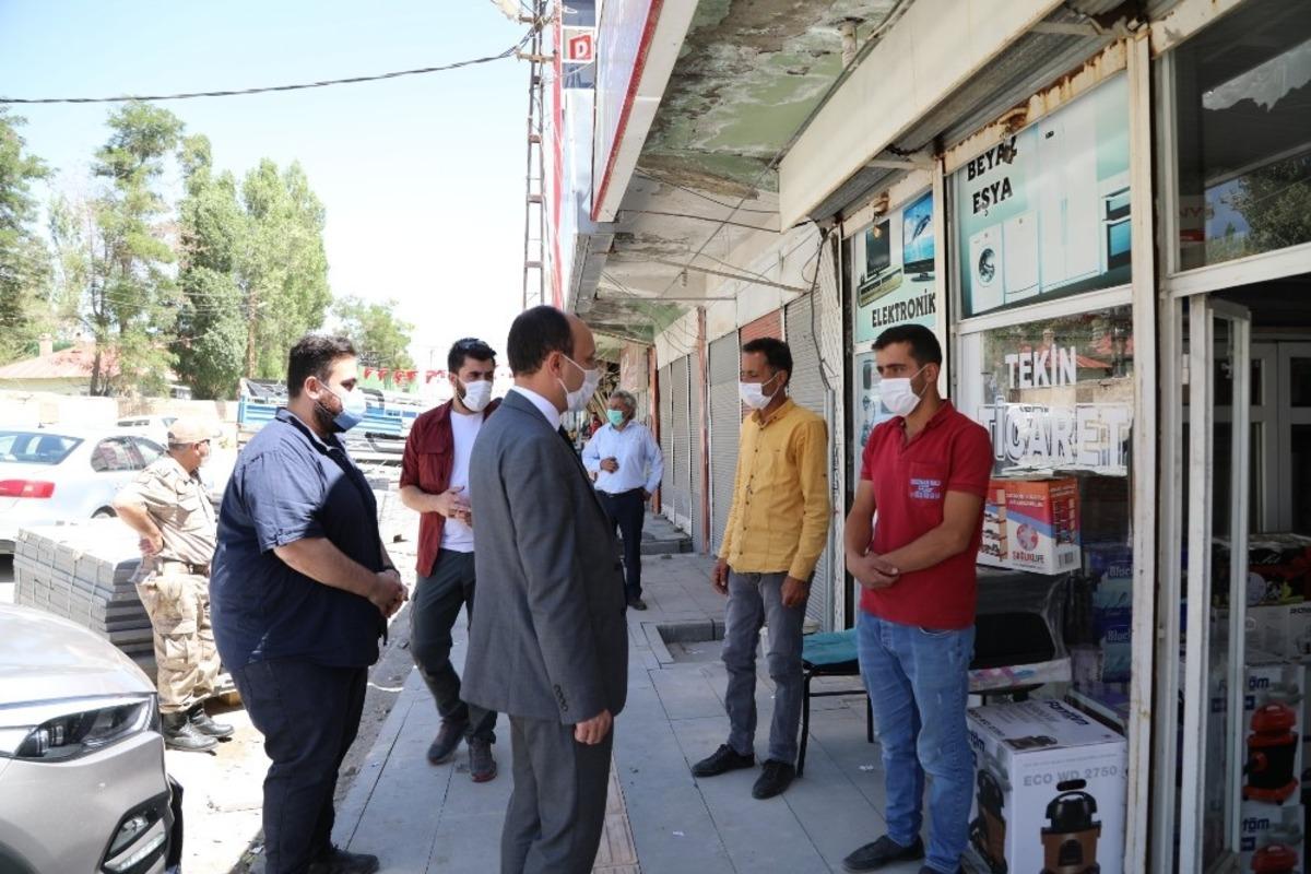 Başkale&rsquo;de korona vir&uuml;s tedbirleri denetimi