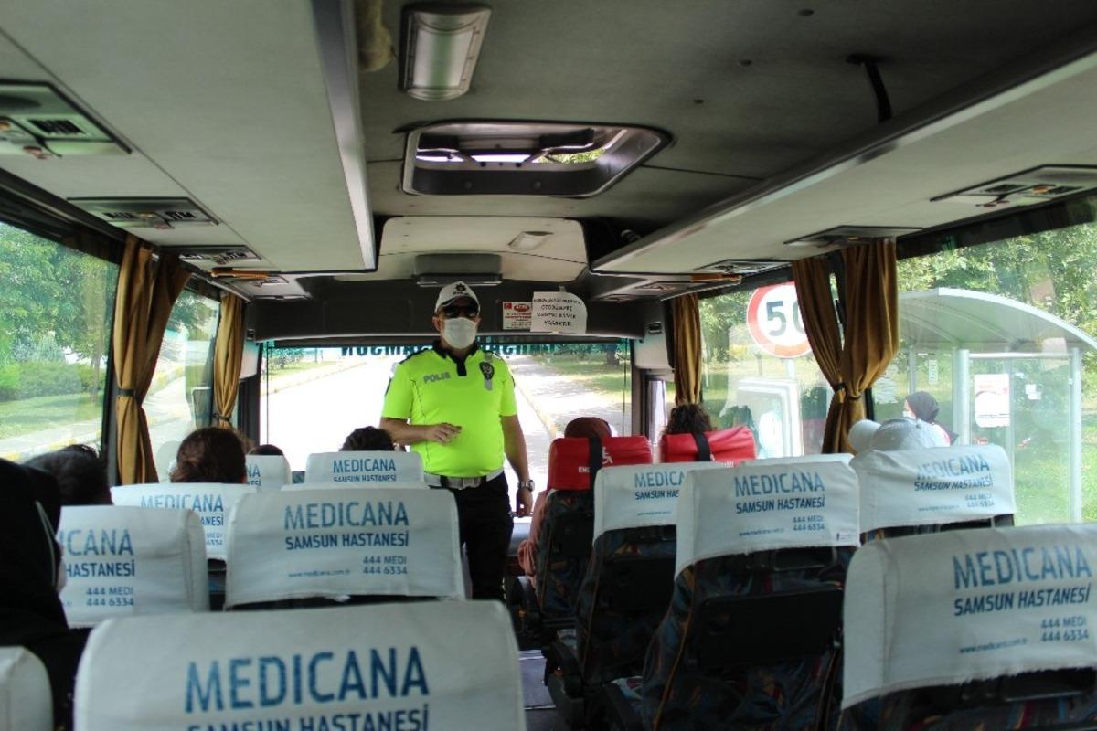 &Ccedil;arşamba&rsquo;da korona denetimleri