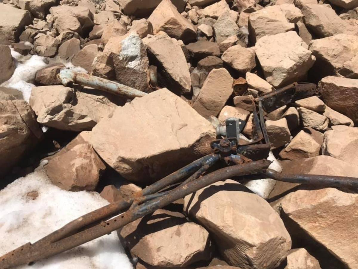 Bitlis&rsquo;te d&uuml;şen u&ccedil;ağın par&ccedil;alarına 61 yıl sonra rastlandı