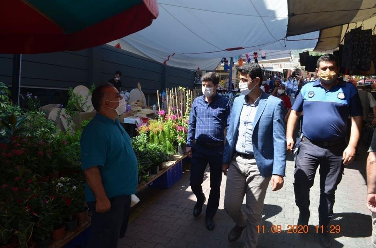 Bozdoğan&rsquo;da korona vir&uuml;s denetimi