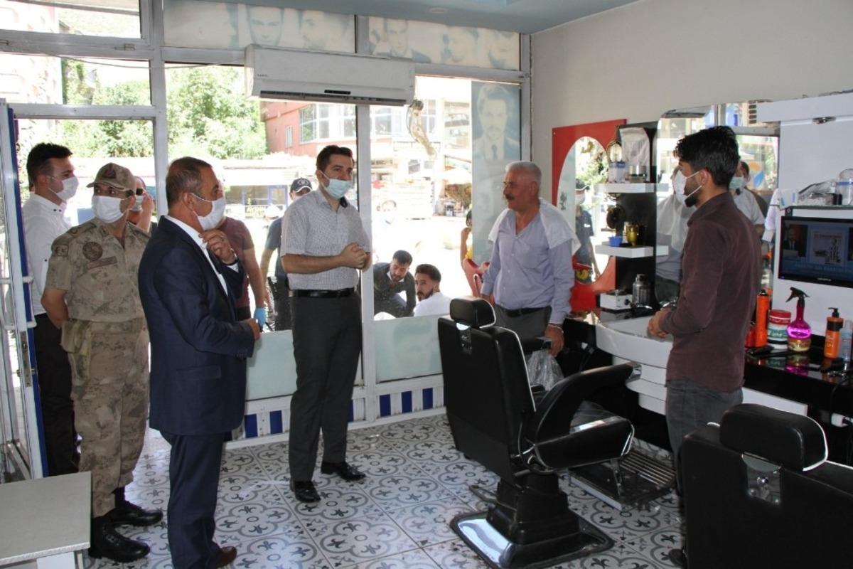 Hizan&rsquo;da korona vir&uuml;s tedbirleri denetimi