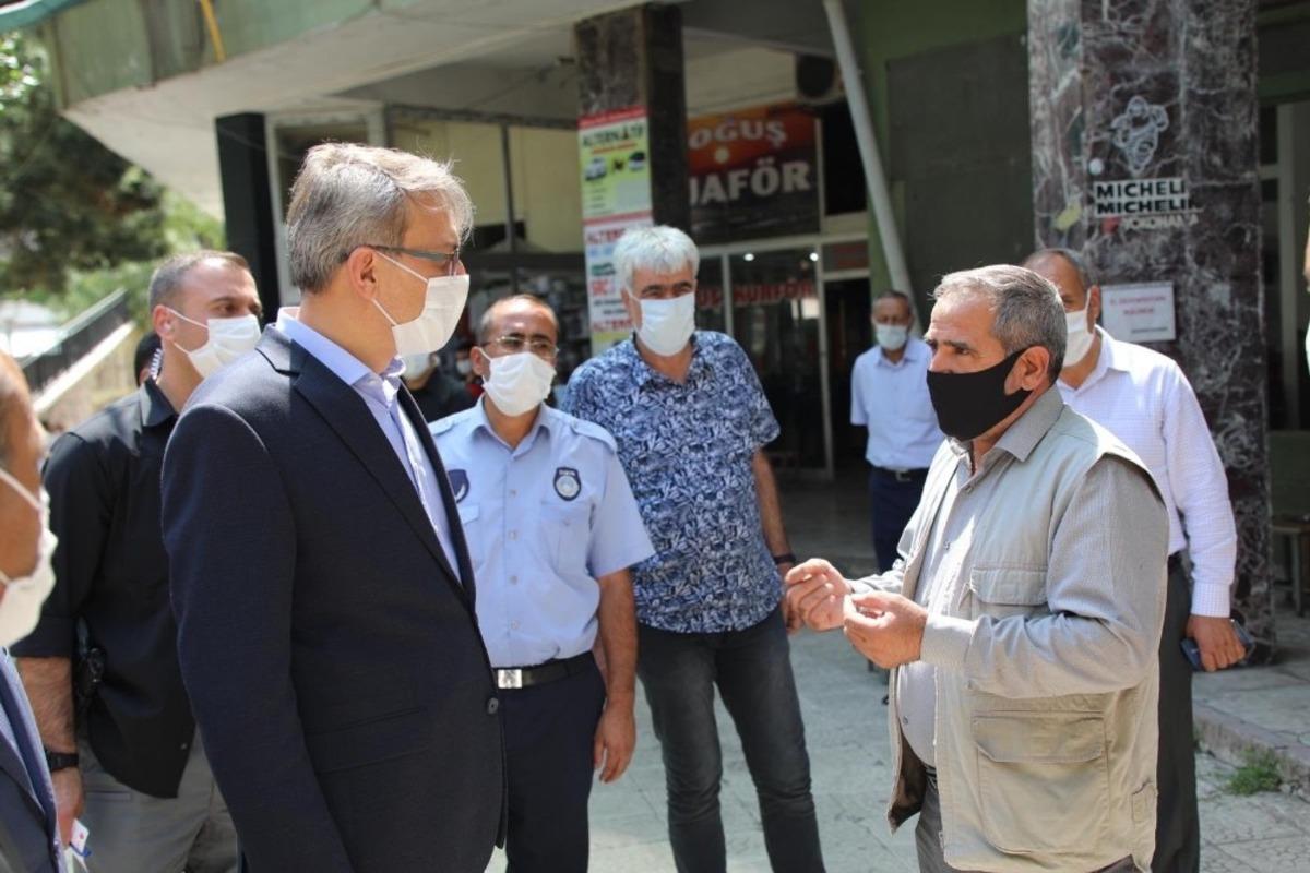 Vali Ekinci&rsquo;den Covid-19 denetimi