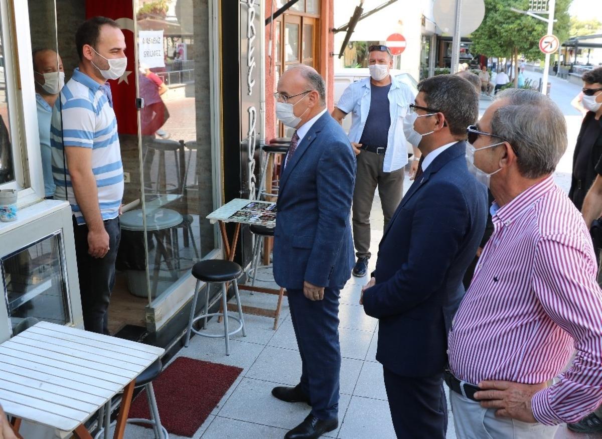 Vali Karadeniz korona vir&uuml;s tedbirlerini denetledi