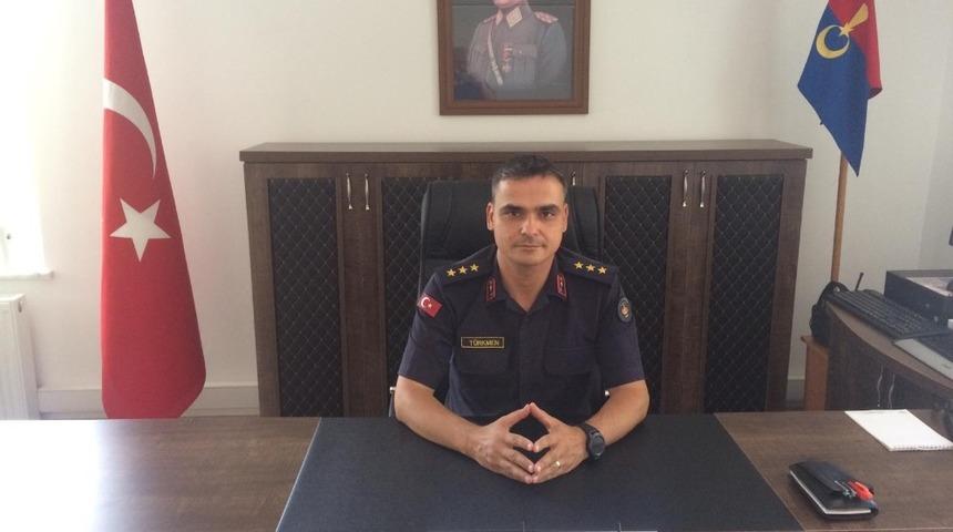 Eğirdir İlçe Jandarma Komutanı göreve başladı