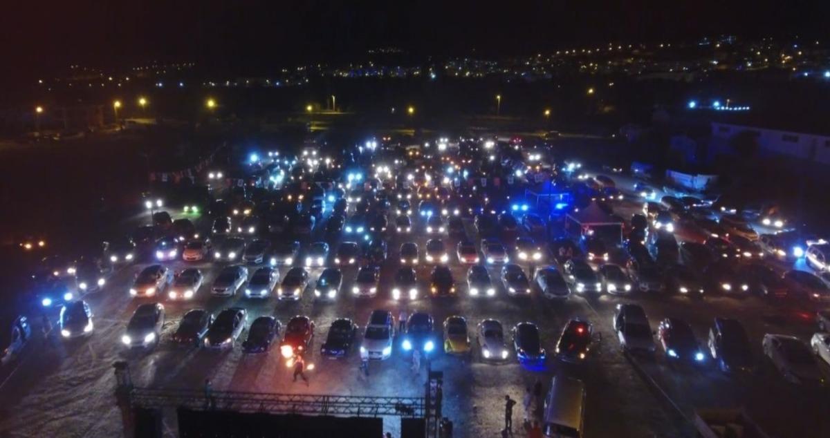 Tokat&rsquo;ta arabalı sinemaya yoğun ilgi