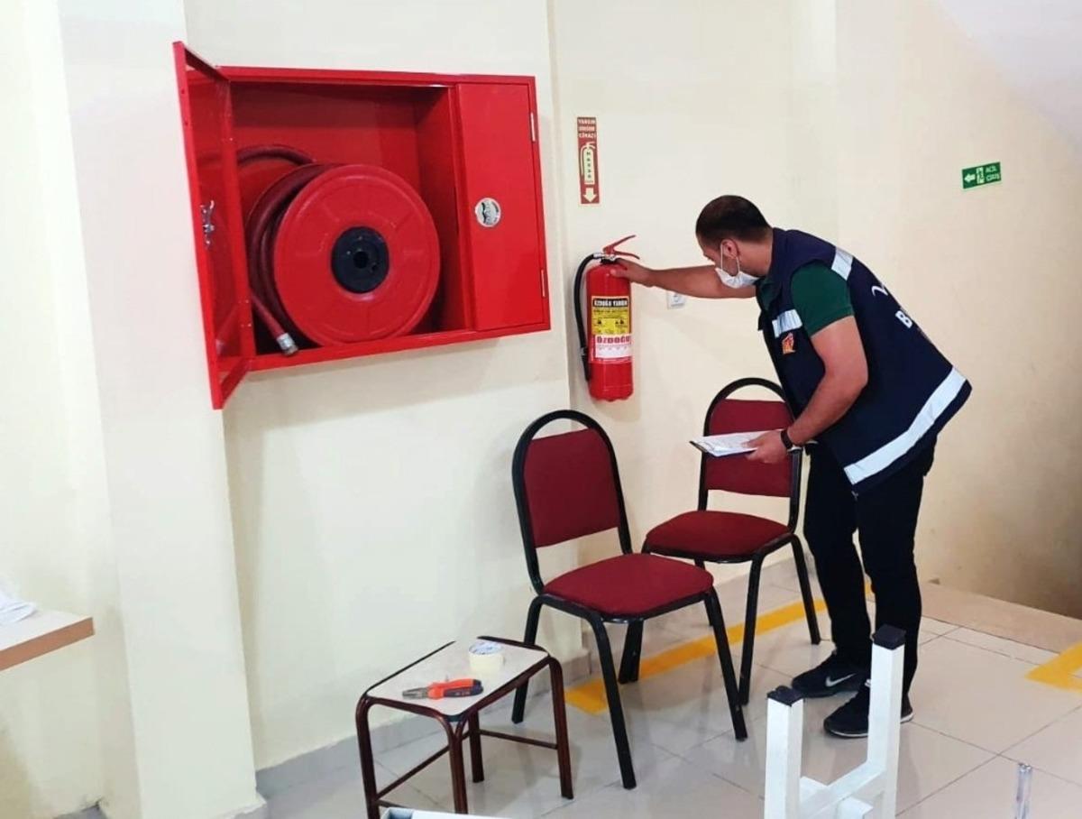 Van&rsquo;ın yangın g&uuml;venliği denetleniyor