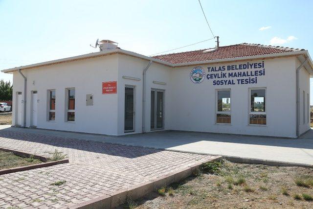 Kırsal mahallelerde sosyal tesis atağı