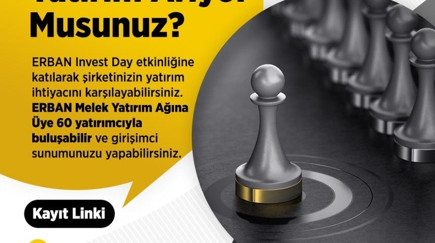 Teknoloji Tabanlı Girişimlerine Yatırım Arayanları Erciyes Teknopark ERBAN Invest Day Etkinliğine Davet Ediyor
