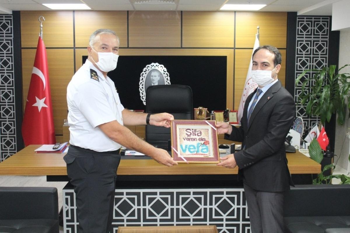 Jandarma Genel Komutan Yardımcısı &Ccedil;itil&rsquo;den, İl Sağlık M&uuml;d&uuml;rl&uuml;ğ&uuml;&rsquo;ne ziyaret