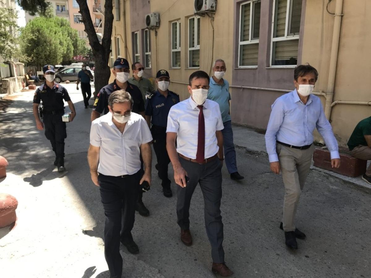 Kaymakam Memiş koronavir&uuml;s denetimine katıldı