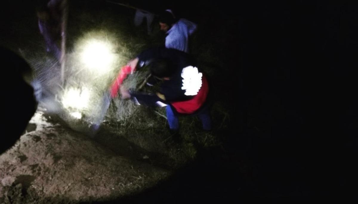 Başkale&rsquo;de ot yangını