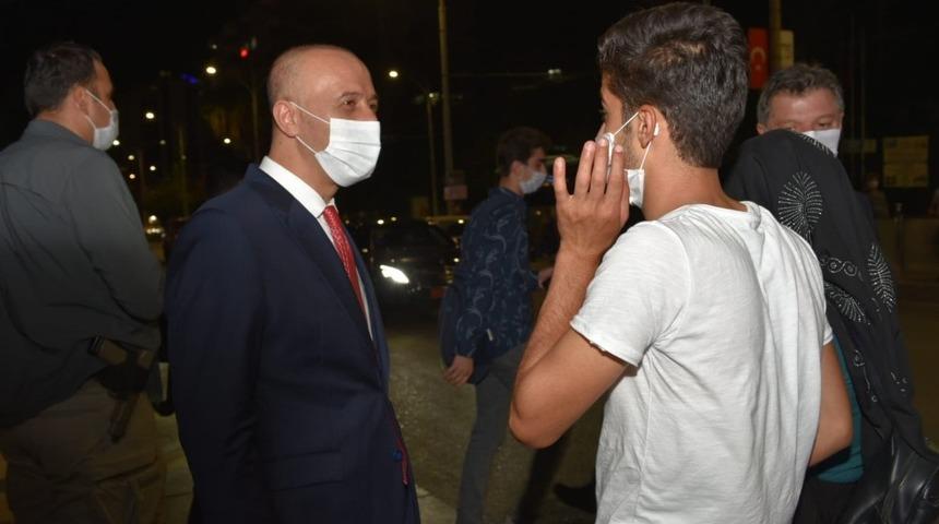 Vali Erin’den korona denetimi