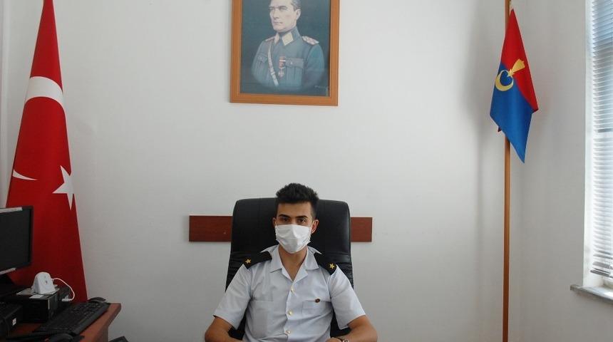 Malkara jandarma komutanı Teğmen İsmail Erdoğan g&ouml;revine başladı