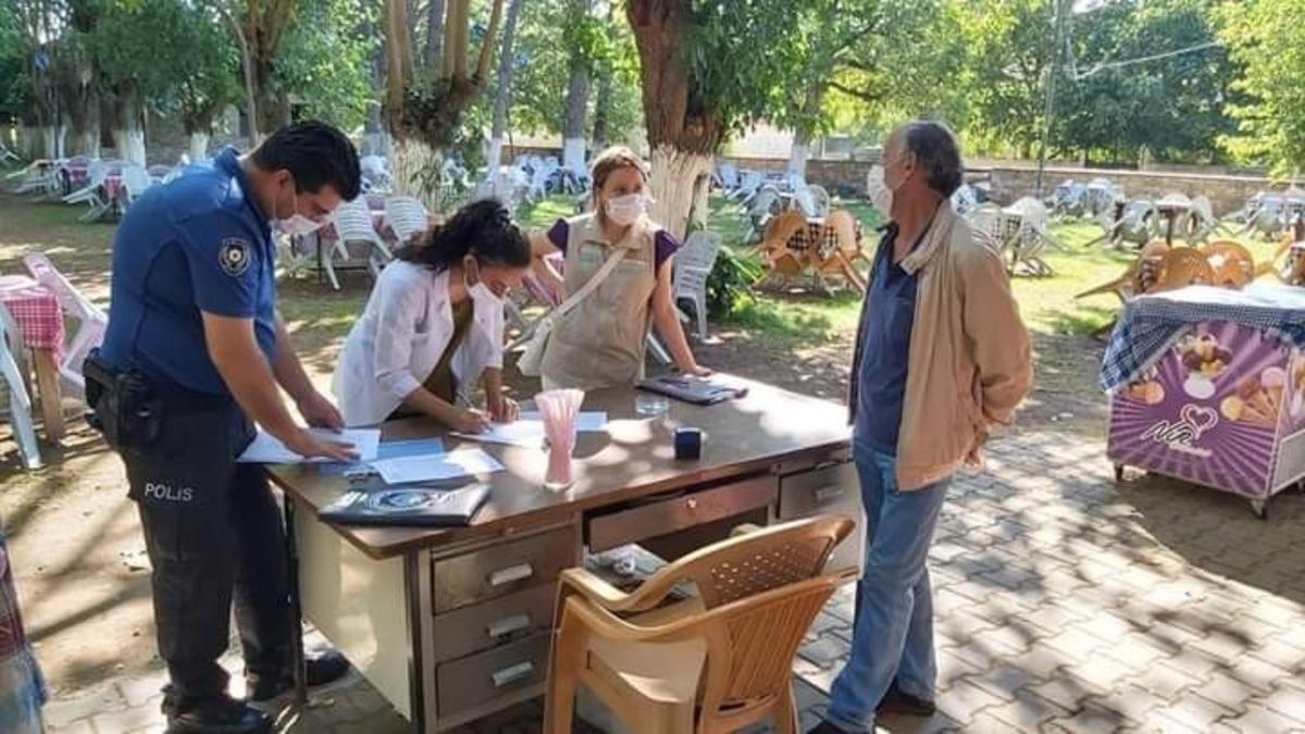 Tavas&rsquo;ta protokol&uuml;n katılımıyla denetim ger&ccedil;ekleşti