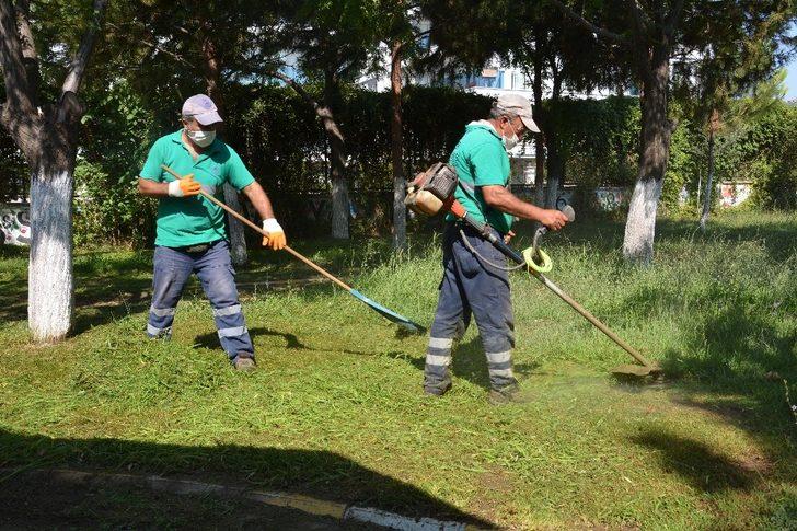 Efeler Belediyesi uygulama okulunda çevre düzenlemesi yaptı G1