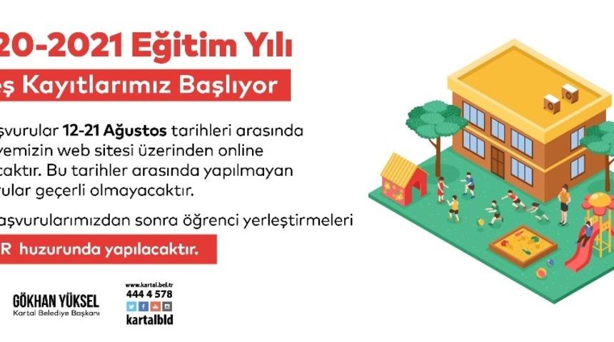 Kartal Belediyesi kreşlerinde &ouml;n kayıtlar alınmaya başlandı