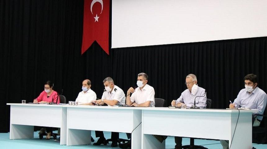 G&ouml;nen&rsquo;de muhtar ve imamlara korona toplantısı