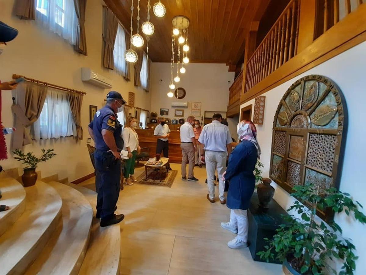 Mudanya&rsquo;da tedbirli korona vir&uuml;s denetimi