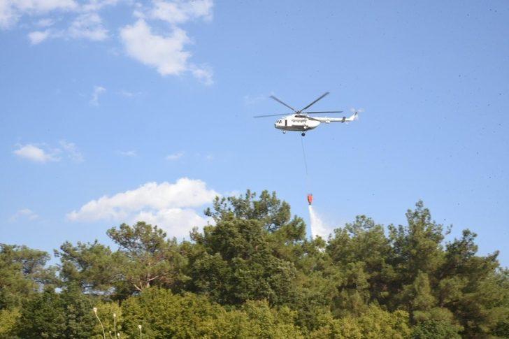 Korudağ’da ormanlık alanda çıkan yangın korkuttu G1