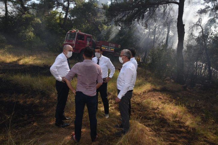 Korudağ’da ormanlık alanda çıkan yangın korkuttu G2