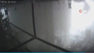 Beyrut'taki patlama anına yönelik yeni görüntü ortaya çıktı