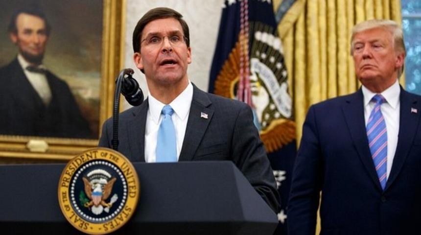 Beyaz Saray iddiaya 'hayır' diyemedi! Trump, Savunma Bakanı Esper'i görevden alabilir