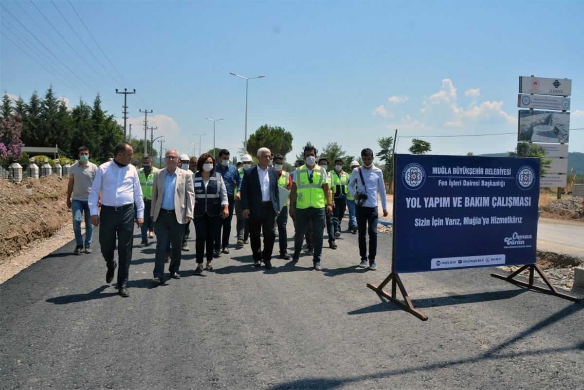 Başkan G&uuml;r&uuml;n Ula&rsquo;daki yatırımları inceledi