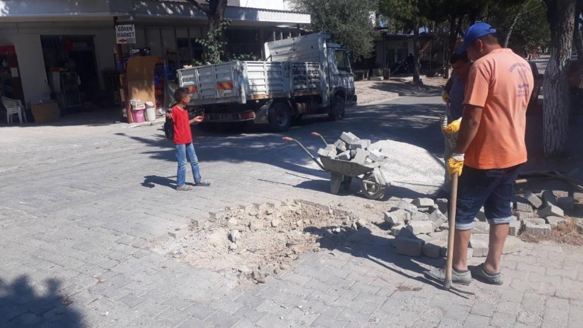 Didim Belediyesi yol tadilat &ccedil;alışmalarını s&uuml;rd&uuml;r&uuml;yor