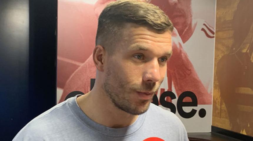 Lukas Podolski: Türkiye'de çok huzurlu hissediyorum