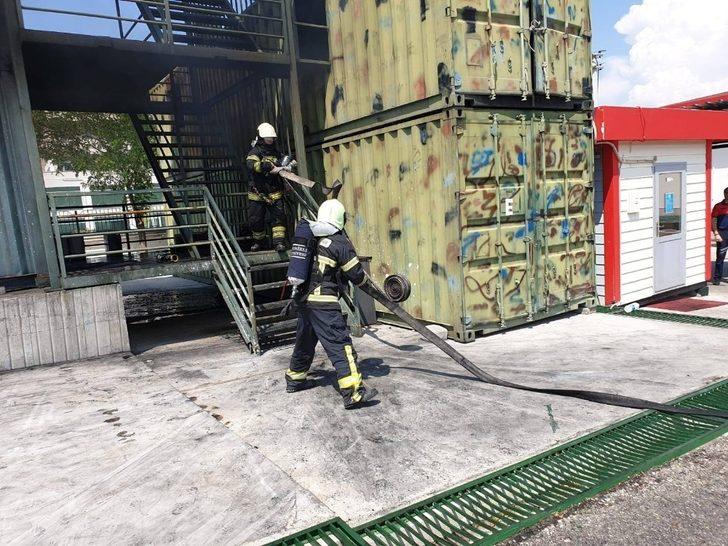 İtfaiye erlerine nefes kesen eğitim G1