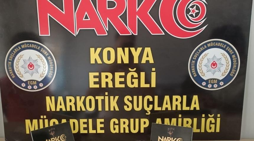 Konya&rsquo;da uyuşturucu operasyonu: 1 tutuklama