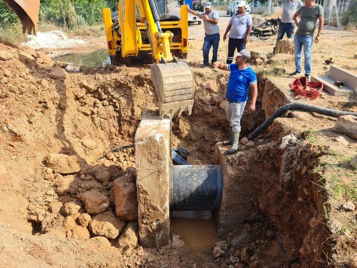 Döşemealtı’nda ana içme suyu hattının bakım ve onarımı tamamlandı G3