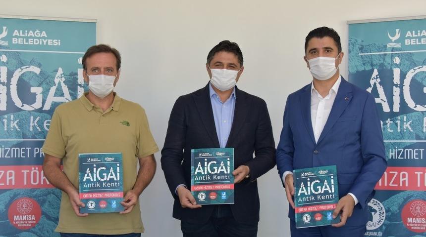 Aliağa Belediyesinden tarihi ve k&uuml;lt&uuml;rel mirasa destek