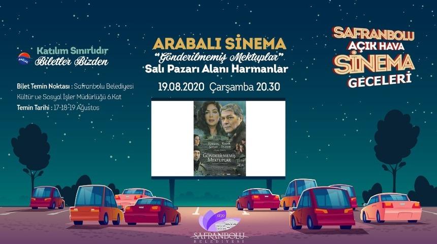 Safranbolu&rsquo;da "arabalı sinema" g&ouml;sterimi 19 Ağustos&rsquo;ta