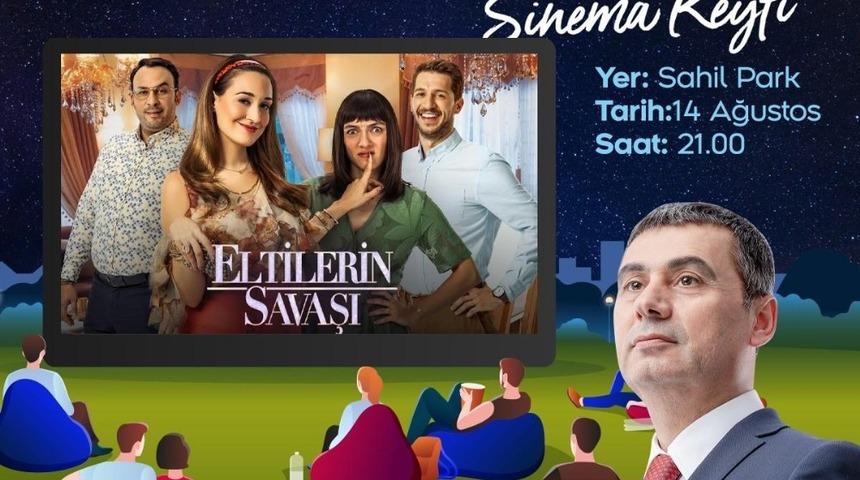 A&ccedil;ık Hava Sineması etkinliği bu kez ara&ccedil;sız ger&ccedil;ekleştirilecek