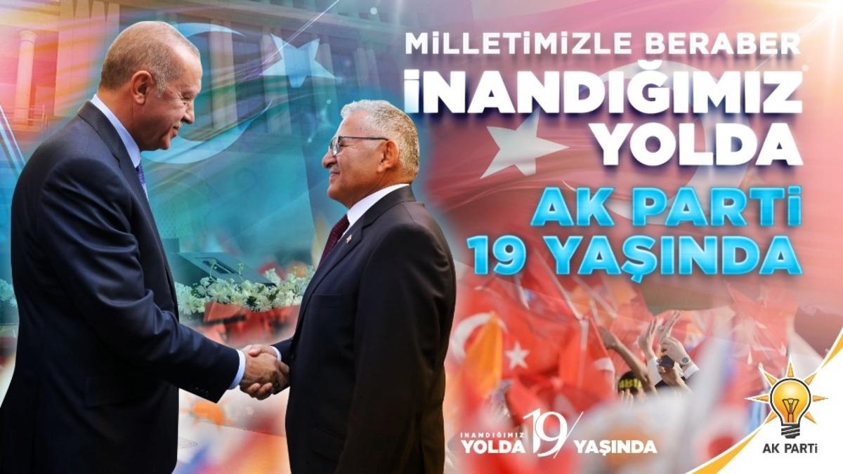 Başkan B&uuml;y&uuml;kkılı&ccedil;&rsquo;tan &ldquo;19. kuruluş yıld&ouml;n&uuml;m&uuml;&rdquo; mesajı