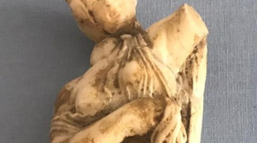 Artvin&rsquo;de Roma d&ouml;nemine ait kadın heykeli ele ge&ccedil;irildi