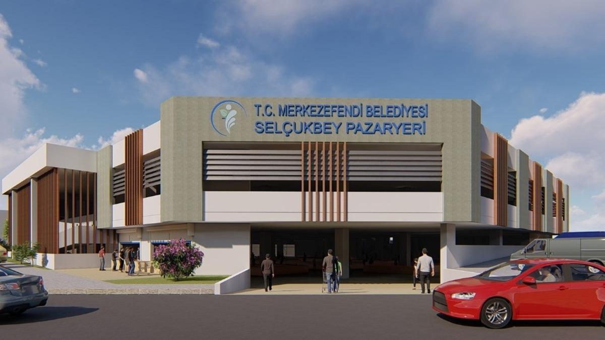 A&ccedil;ık alanda kurulan pazar, 4 bin 430 metrekarelik kapalı alanda olacak
