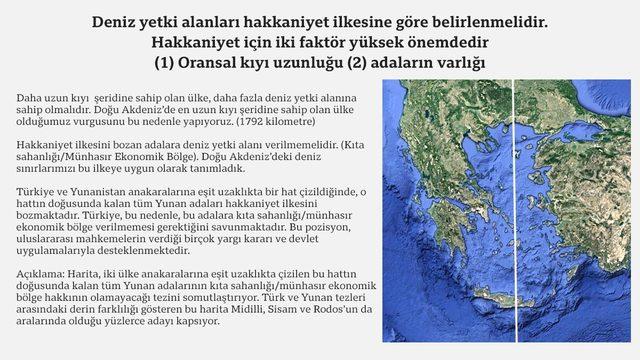 Türkiye Dışişleri Bakanlığı İkili Siyasi İşler ve Denizcilik-Havacılık-Hudut Genel Müdürü Büyükelçi Çağatay Erciyes'in paylaştığı harita