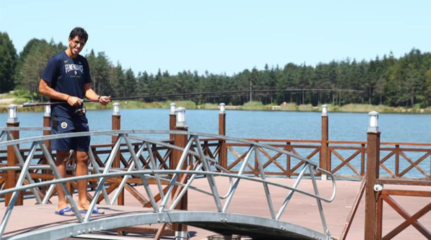 Ahmet Düverioğlu balık tuttu