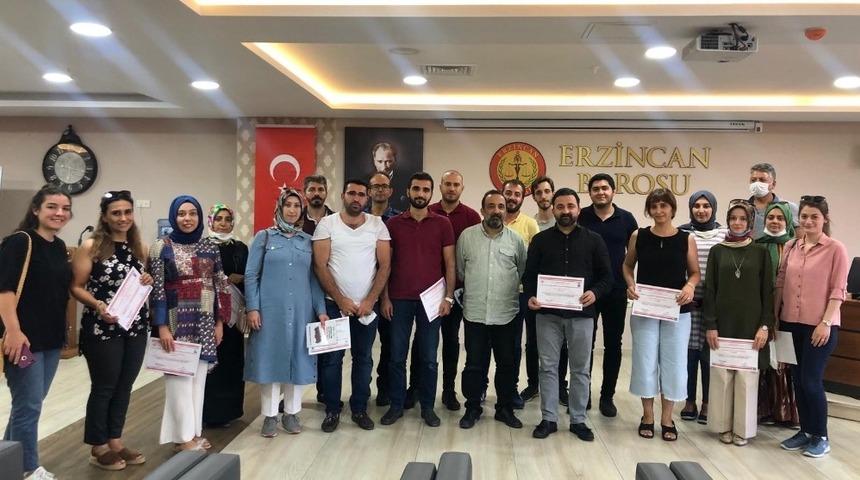 Erzincan Barosundan hizmet içi eğitim semineri