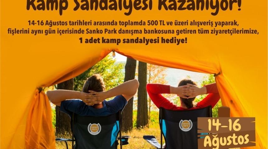 Yaz hediyesi kamp sandalyeniz Sanko Park&rsquo;tan