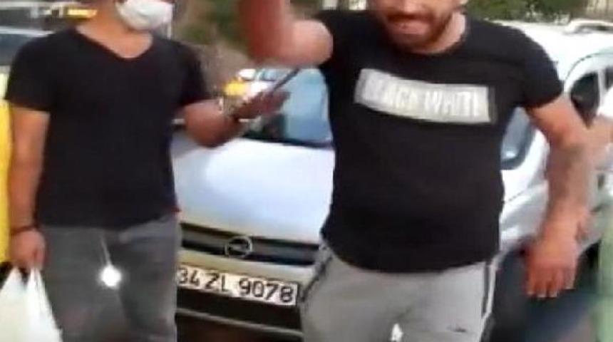 Alibeyköy'de trafikte kadına saldıran maganda gözaltına alındı